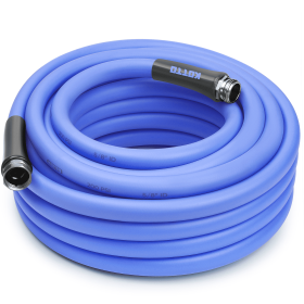 Heavy Duty Expandable Garden Hose, Lightweight Water Hoses for Outside, Leak-Proof, Blue, 50ft