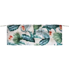 1Pc Bench Seat Cushion For Indoor Outdoor Furniture Water-Resistant Or Non-Water-Resistant Options 8CM Or 10CM 51.18 X 19.68IN For Garden Patio B (Option: Waterproof 10CM Hawaii)