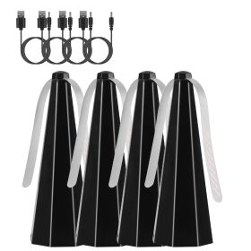 4Pack Fly Table Fans Battery USB Powered Bug Fans Food Fans Fly Table Spinners Traps With Hook For Party BBQ Picnic Camping (Option: 4Pcs)